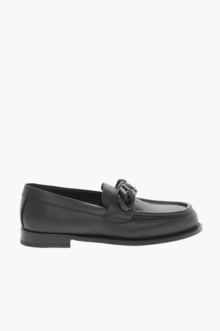 Chain Detail BIREL Leather Loafers