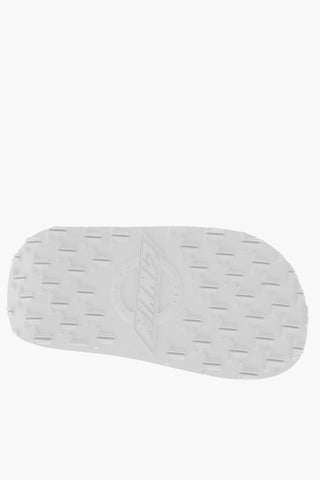 Multicolor Sole CLUB Fabric Sliders