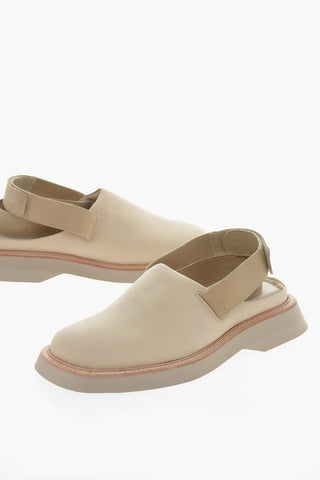 Suede CARRE Slingback Mules