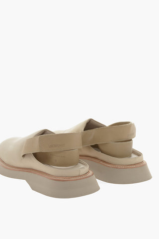 Suede CARRE Slingback Mules