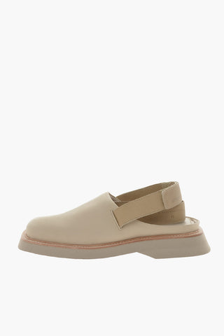 Suede CARRE Slingback Mules