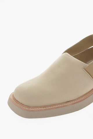 Suede CARRE Slingback Mules