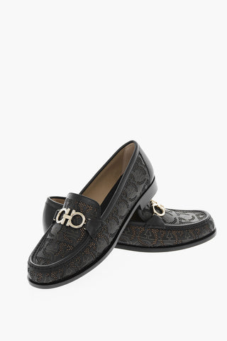 Logoed Morset ROLO Perforated Leather Loafers