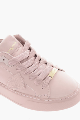 Lace-up Low TEMPLE LOW Sneakers with Logo Application