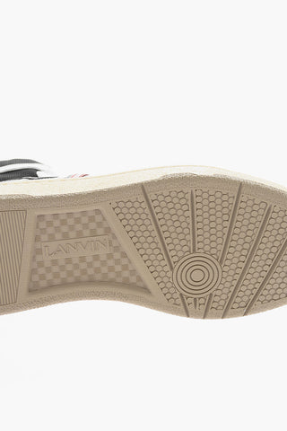 Sneakers Alte Allacciate CLAY con Dettagli in Suede