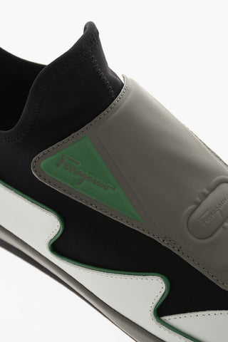 Velcro Closure NILE Leather Sock Sneakers