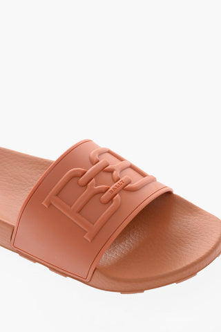 Sliders in Gomma MANDARINO con Logo in Rilievo
