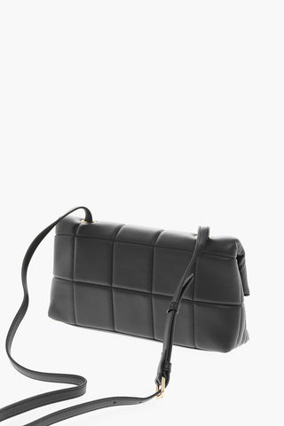 LOVE Borsa a Tracolla in Ecopelle Trapuntata con Chiusura Turn Lock Dorata