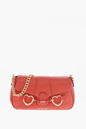 LOVE Faux Leather Shoulder Bag BIG HEARTBIT