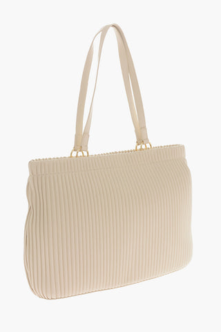 LOVE Borsa Tote in Pelle Vegan Plissettata