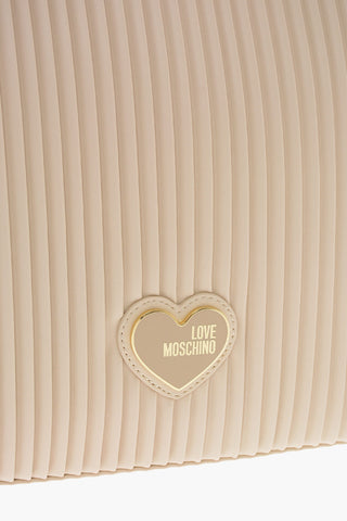 LOVE Borsa Tote in Pelle Vegan Plissettata