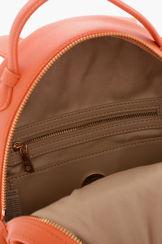 LOVE Faux Leather Backpack with Gold Logo