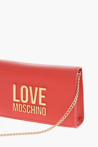  LOVE Faux Leather Crossbody Bag with Embossed Maxi Logo 
