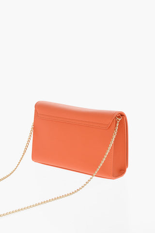 LOVE Faux Leather Crossbody Bag with Embossed Maxi Logo