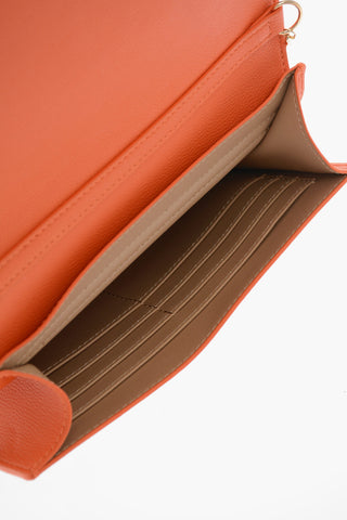 LOVE Faux Leather Crossbody Bag with Embossed Maxi Logo