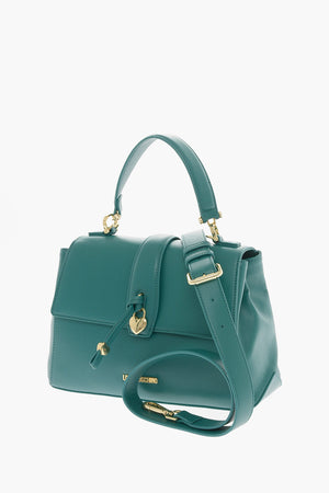 LOVE Vegan Leather Handbag with Heart-shaped Charm
