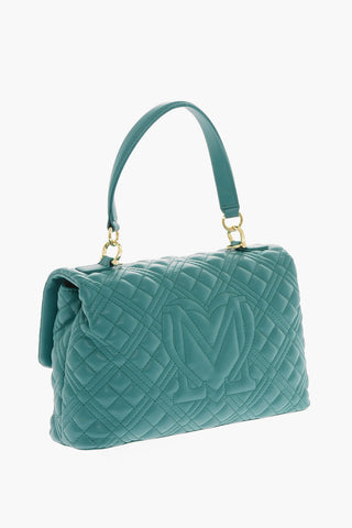 LOVE Borsa in Pelle Vegan Trapuntata con Chiusura Magnetica