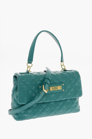 LOVE Borsa in Pelle Vegan Trapuntata con Chiusura Magnetica