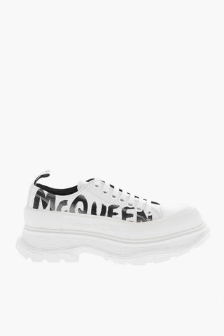 Sneakers Platform JOEY in Pelle con Logo Stampato