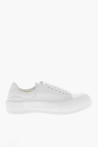 Sneakers Platform in Pelle JONA con Punta in Gomma