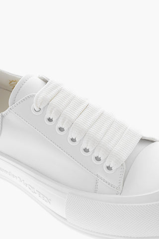 Sneakers Platform in Pelle JONA con Punta in Gomma