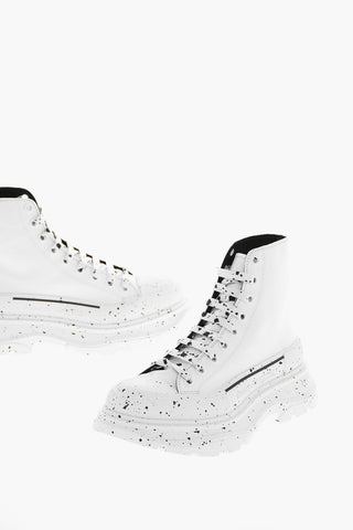 Rubber Toe SACK Canvas Lace-up Booties