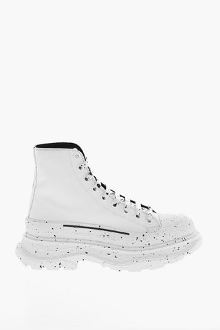 Rubber Toe SACK Canvas Lace-up Booties