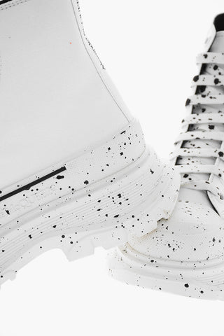 Rubber Toe SACK Canvas Lace-up Booties