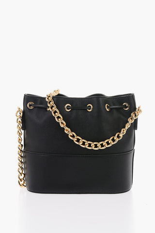 LOVE Borsa a Secchiello in Ecopelle con Logo Dorato