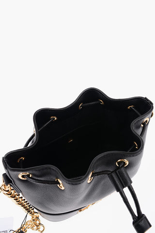 LOVE Borsa a Secchiello in Ecopelle con Logo Dorato