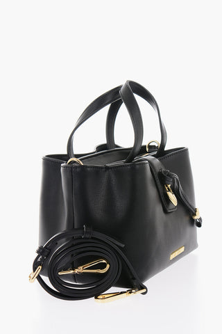 LOVE Faux Leather Handbag with Removable Shoulder Strap