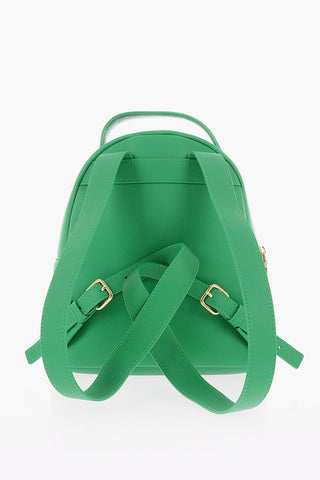 LOVE Rucksack aus einfarbigem Kunstleder mit goldenem Logo