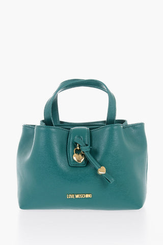 LOVE Eco-leather Handbag with Gold Charm