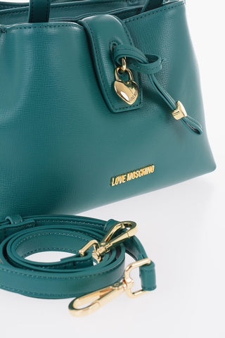 LOVE Eco-leather Handbag with Gold Charm