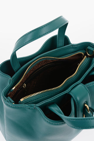 LOVE Eco-leather Handbag with Gold Charm
