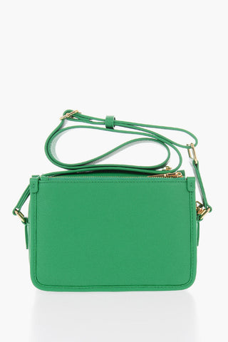 LOVE Borsa Camera in Ecopelle Martellata con Placca Logo Dorata