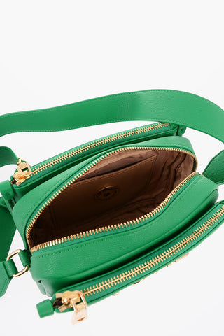 LOVE Borsa Camera in Ecopelle Martellata con Placca Logo Dorata
