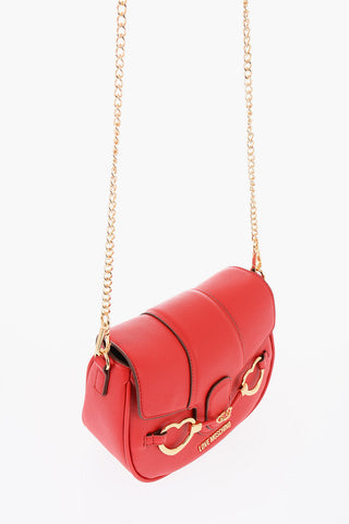 LOVE Borsa a Tracolla BIG HEARTBIT in Ecopelle con Morsetti Dorati