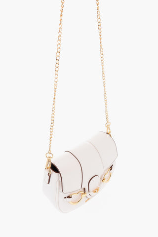 LOVE Borsa a Tracolla BIG HEARTBIT in Ecopelle con Morsetti Dorati