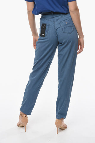 EMPORIO Jeans Regular Fit a 1 Pince con Passanti 14cm
