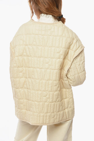 Monogram Quilted Jacket with Cut-ou Detailing