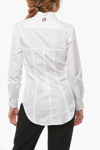 Round Collar L'OEIL CORSET Cotton Shirt