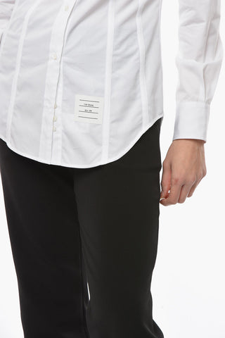 Round Collar L'OEIL CORSET Cotton Shirt