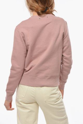 Vintage Effect Printed ATHENA Crewneck Sweatshirt