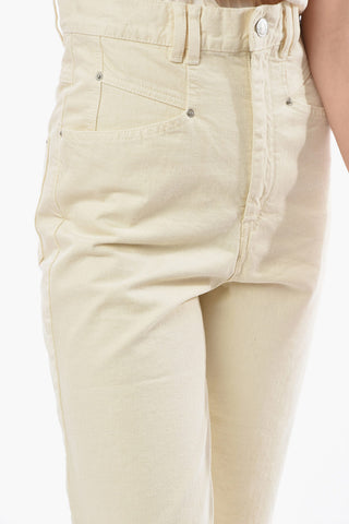 Boot-cut NALISKA Denims with Fringed Hems