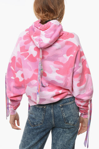Camouflage Hoodie with Laces