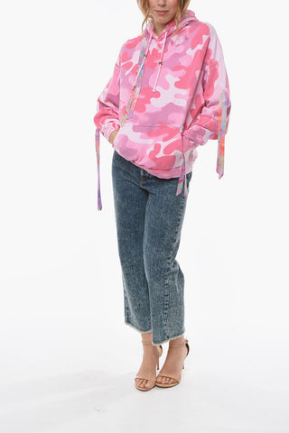Camouflage Hoodie with Laces