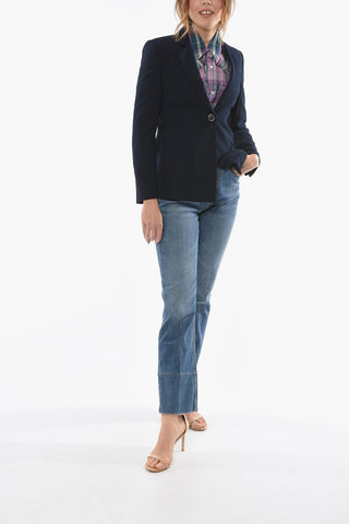 EMPORIO Blazer 1 Bottone in Tessuto Jacquard