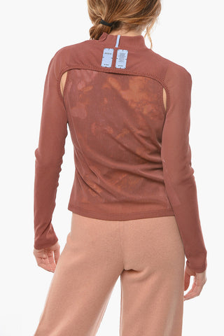 MCQ Long Sleeved ROLL NECK Top With Cutout 