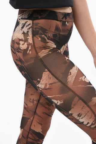 CTNMB Transparent CAMO MESH Trousers with Flared Leg